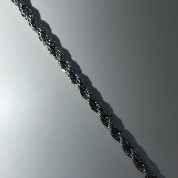 Silver Rope Chain Bracelet - Picture 5 of 7